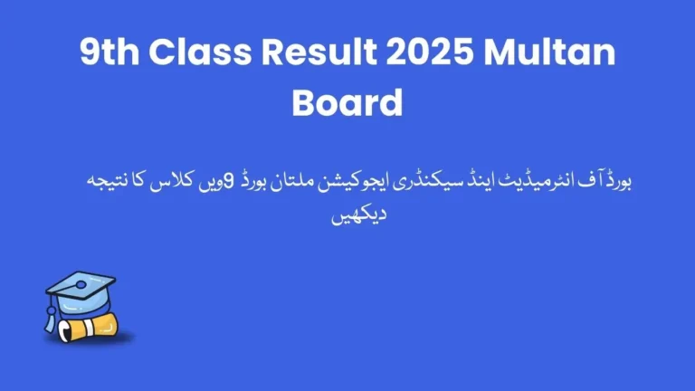 9th Class Result 2025 Multan Board