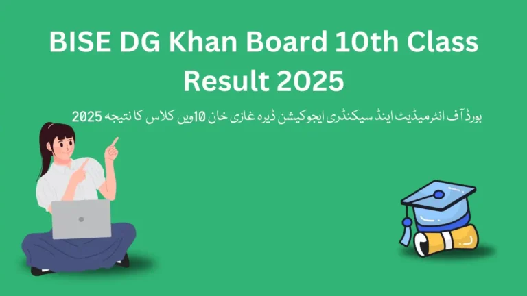 BISE DG Khan Board 10th Class Result 2025 Online